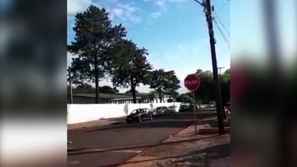 Trânsito intenso ao lado de Escola no Brasmadeira gera preocupação aos pais
