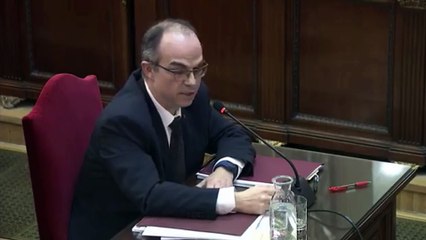 Lliço de pacifisme de Jordi Turull a la fiscalia