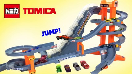 Tomica World Byun Byun Big Tower Circuit Track Set トミカ びゅんびゅんビッグタワーサーキット ||  Keith's Toy Box