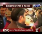 Odd-even event_ Woman threw ink at Delhi Chief minister Arvind Kejriwal
