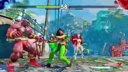 Street Fighter V - Presentación de Laura