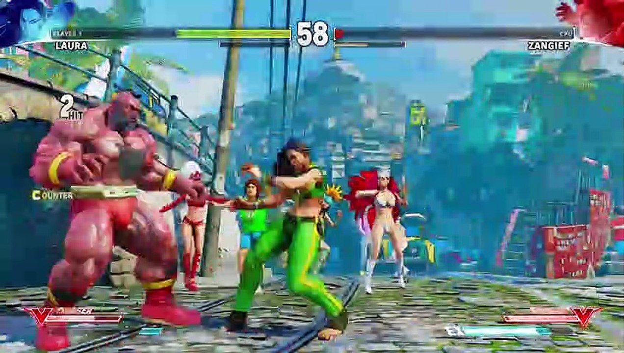 Street Fighter V - Presentación de Laura