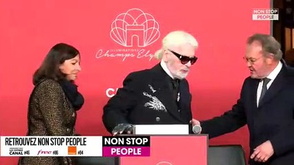 Karl Lagerfeld mort : les images de sa dernière apparition publique (vidéo)