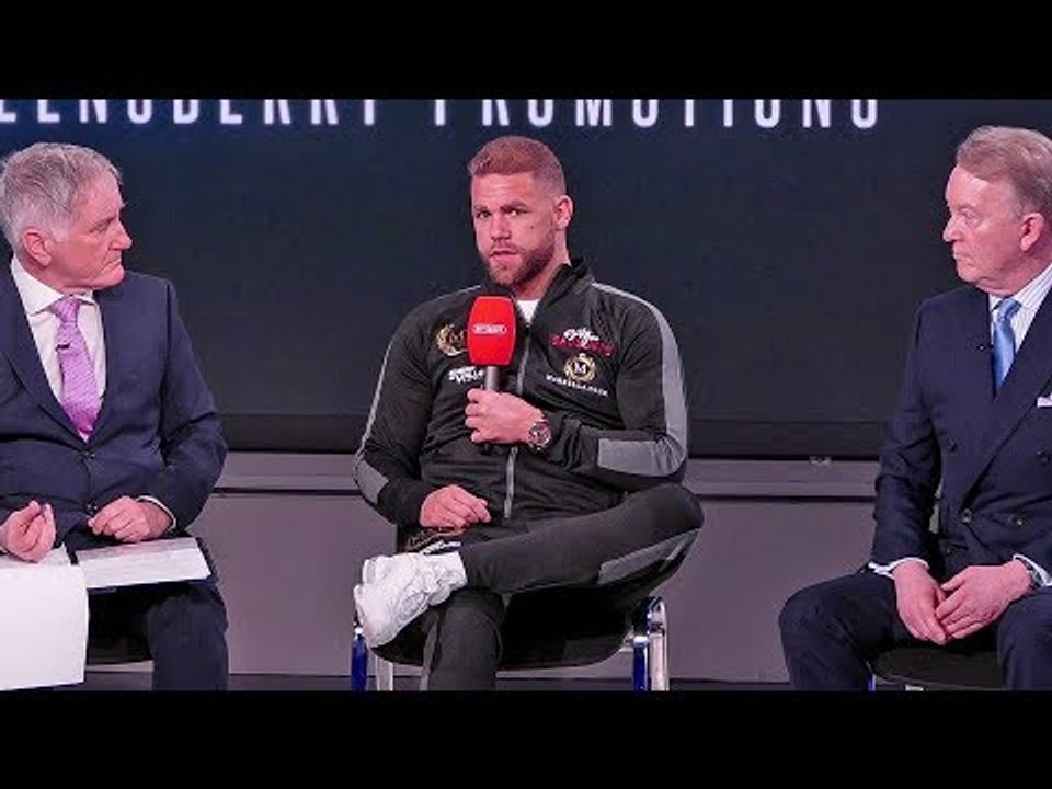 Billy Joe Saunders PRESS CONFERENCE & ANNOUNCEMENT | Frank Warren Boxing