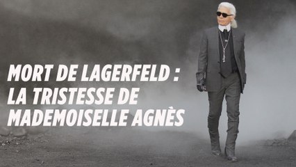 Mort de Lagerfeld : la tristesse de Mademoiselle Agnès