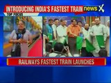 Railway Minister Suresh Prabhu flags off Gatimaan Express