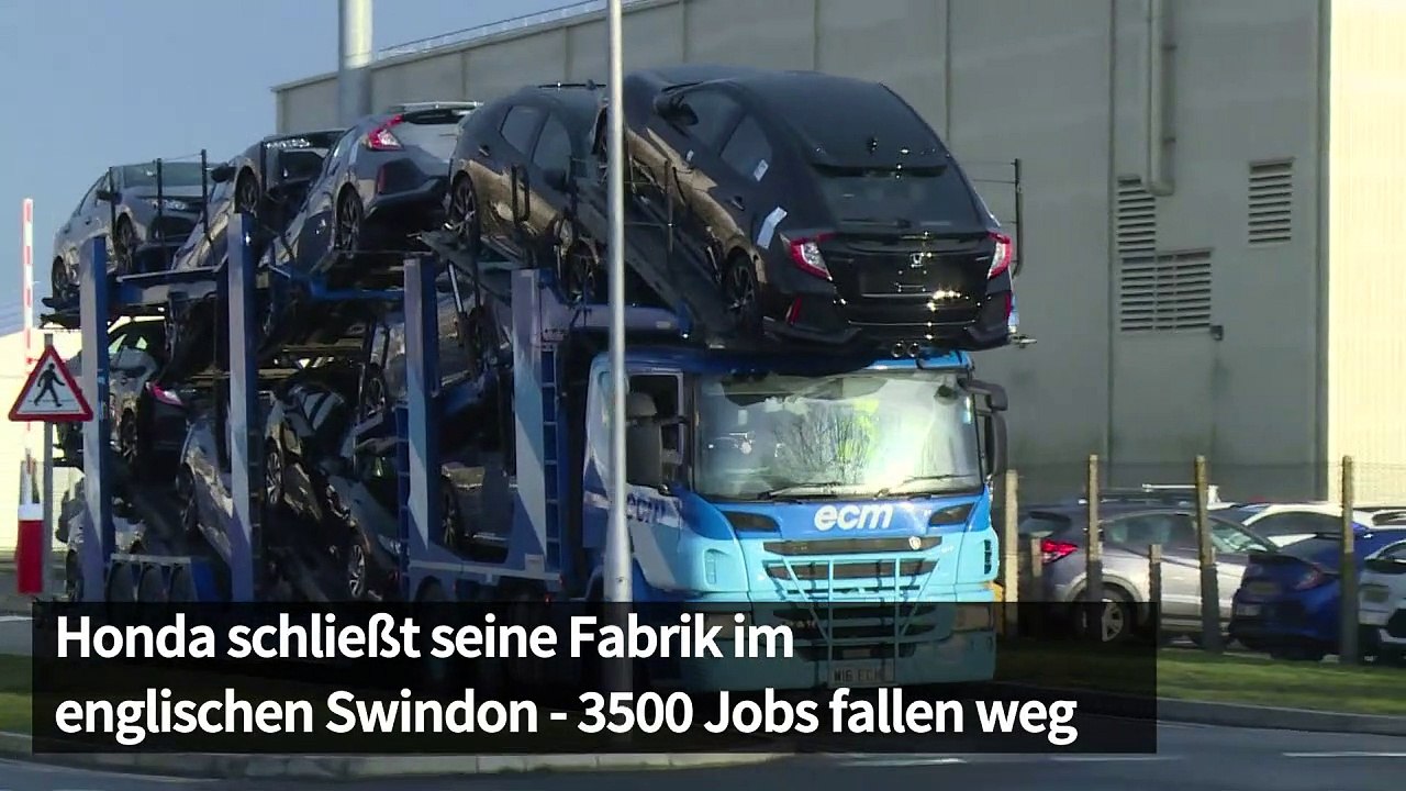 Honda schließt Fabrik in England – 3500 Jobs betroffen