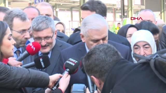 Binali Yıldırım Hızlı Trenle Geldiği Pendik'te Açıklama Yaptı