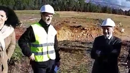 Carlos Mouriño Visita las Obras de la Ciudad Deporiva del Celta en Mos