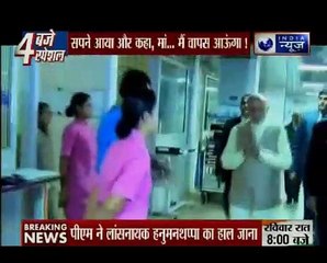 PM Modi meets Siachen survivor at Army hospital