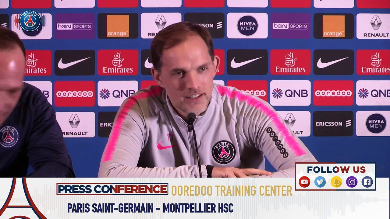 Replay : Conférence de presse de Thomas Tuchel avant Paris Saint-Germain - Montpellier
