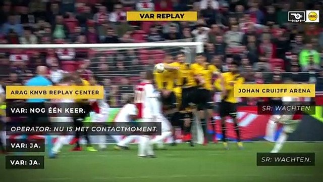 Ajax - NAC Breda maçının VAR konuşması yayınlandı