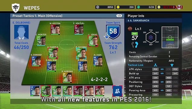 PES 2016 myClub - Lanzamiento