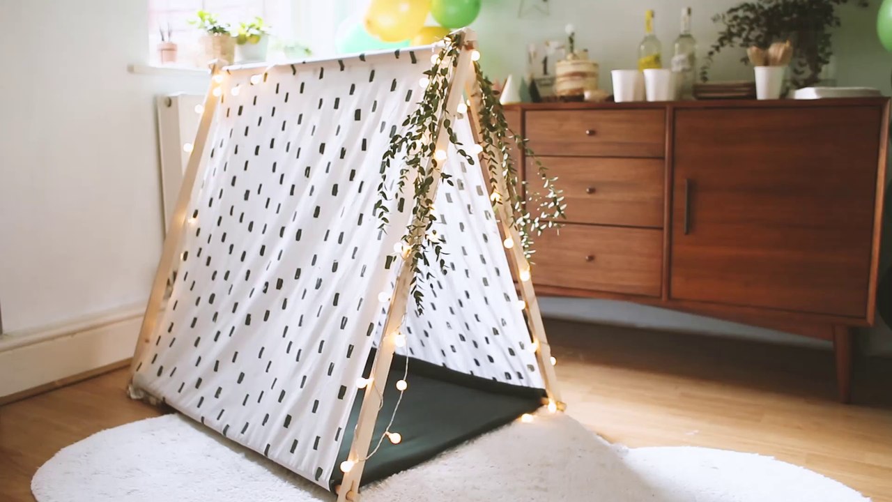 DIY Play Tent with Vintage Paint