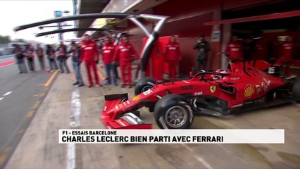 F1 - Essais hivernaux : Charles Leclerc bien parti