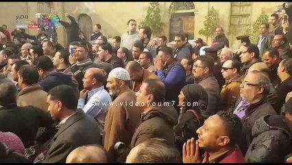 زغاريد وهتافات ضد الإرهاب فى جنازة شهداء الدرب الأحمر