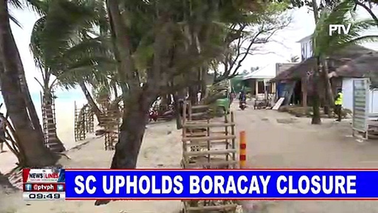 SC upholds Boracay closure