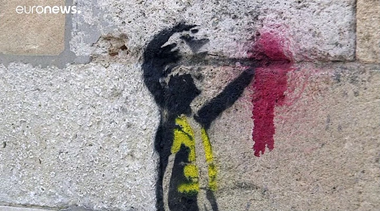 هل يحمل رسم دعم "السترات الصفراء" في بوردو الفرنسية توقيع بانكسي حقا؟