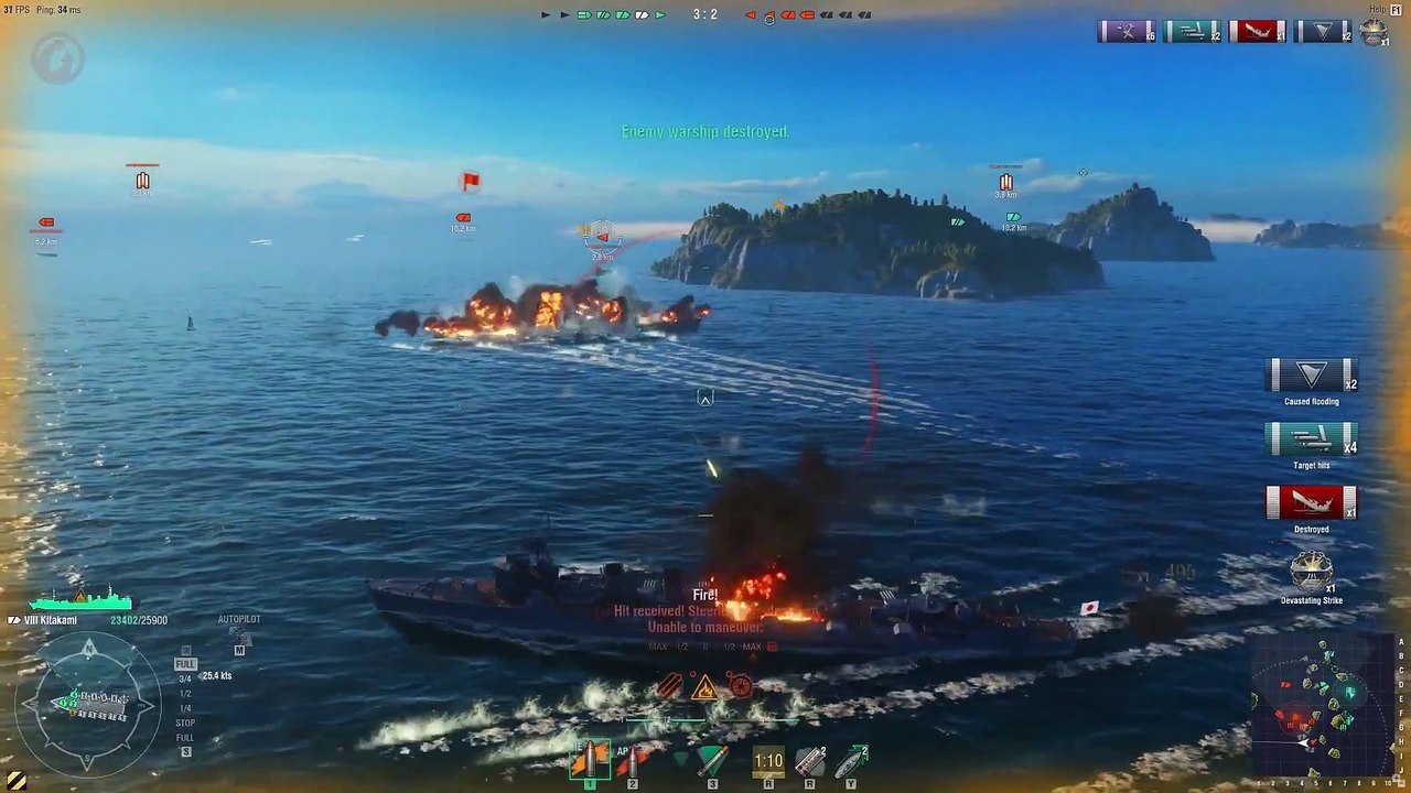World of Warships - Buques premium