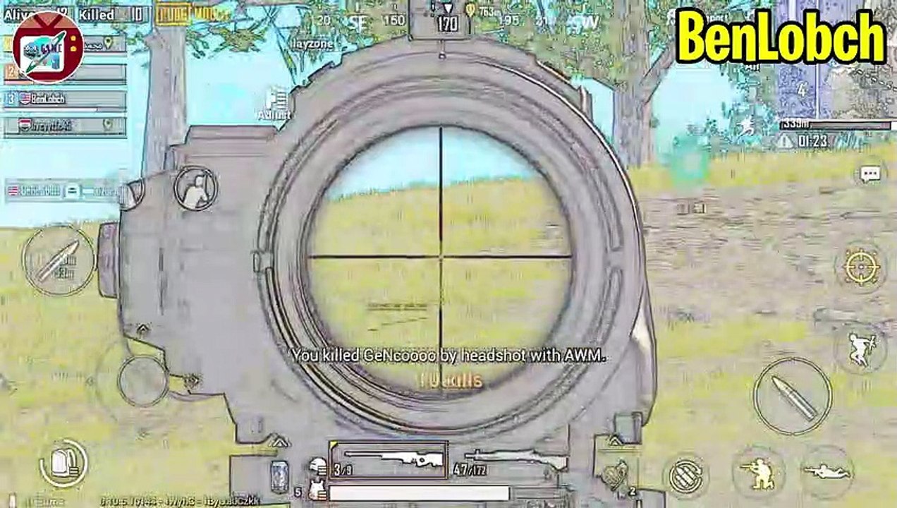 PUBG Mobile - Epic Funny Moments, Fails & Glitches #14 (with Color Sketch Theme)