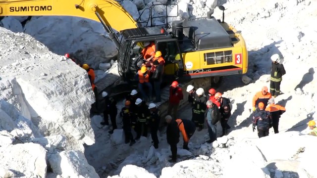 Heyelanda kaya parçaları altında kalan üçüncü işçinin cenazesi çıkarıldı - MUĞLA