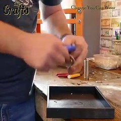 Making a coin ring from 2 coin