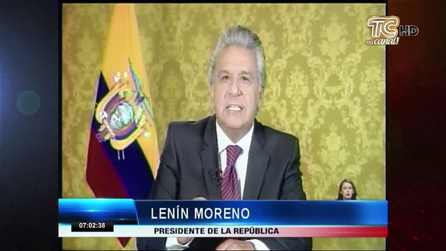 Presidente Moreno anunció creación de Comisión Internacional contra la Corrupción