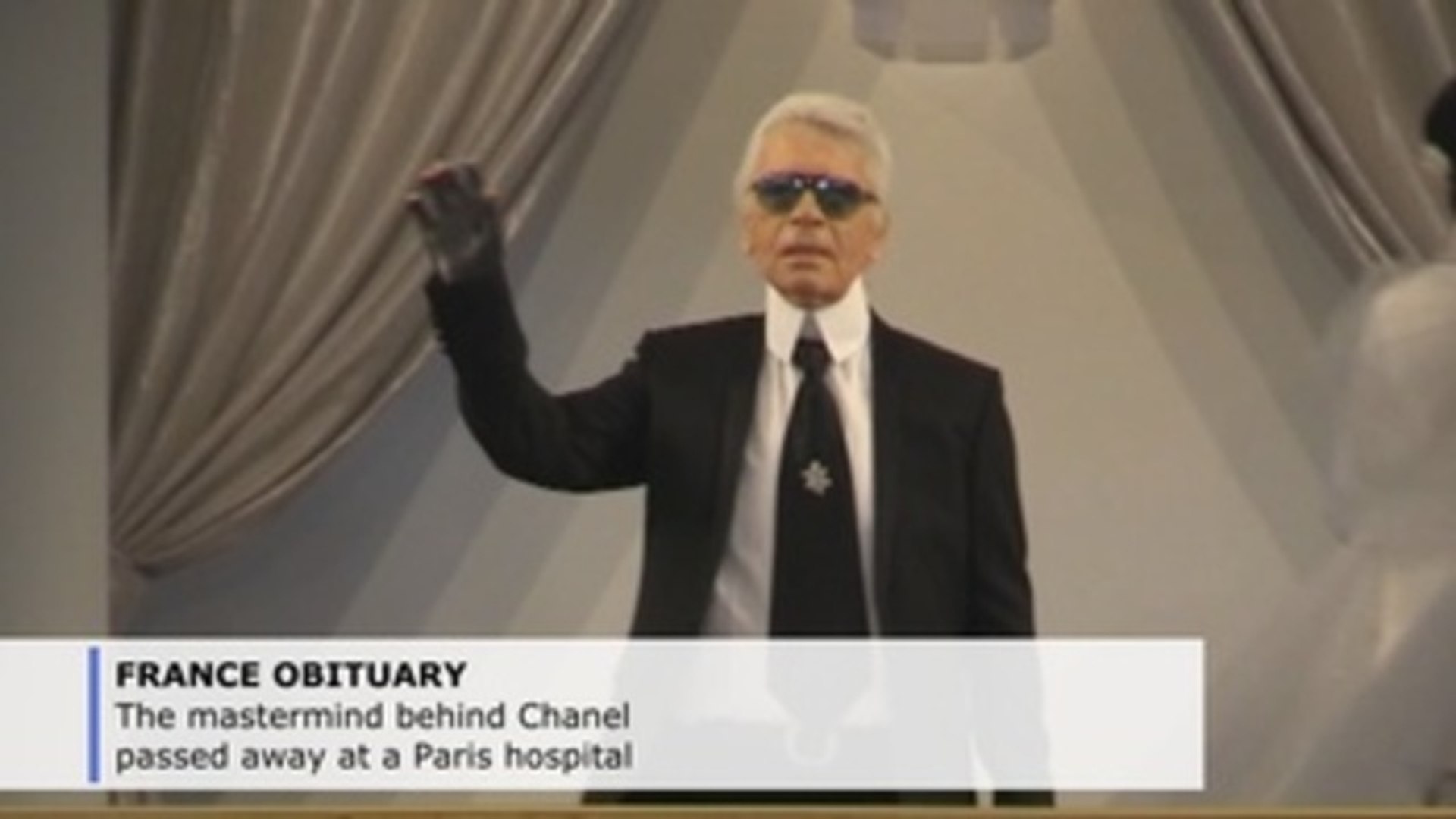 Chanel's legendary creative director, fashion icon Karl Lagerfeld dies at 85  - Vídeo Dailymotion