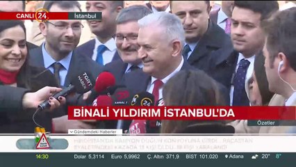 Binali Yıldırım konuşuyor