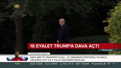 16 eyalet Trump'a dava açtı