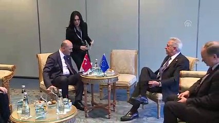 Скачать видео: Bakan Soylu, Göç İçişleri ve Vatandaşlıktan Sorumlu AB Komiseri Avramopoulos ile görüştü - İSTANBUL