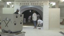 Ils réalisent une galerie de mine de charbon... en plâtre !