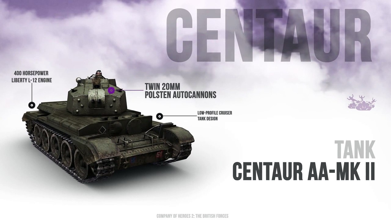 Company of Heroes 2: The British Forces - Tanque Centauro