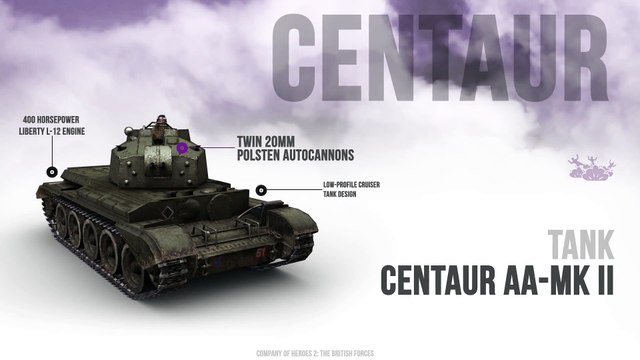 Company of Heroes 2: The British Forces - Tanque Centauro