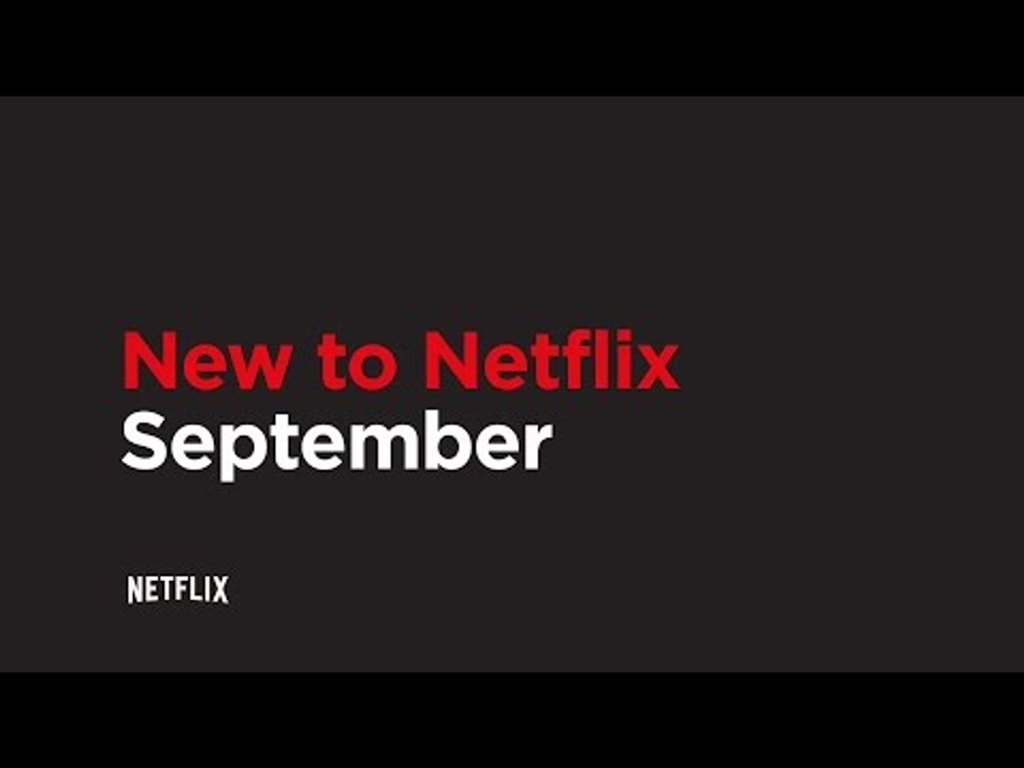 New to Netflix | September 2016 | Netflix
