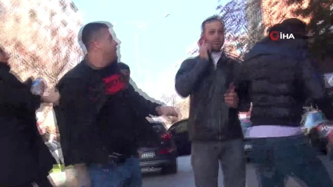 Otopark Kavgası Kamerada