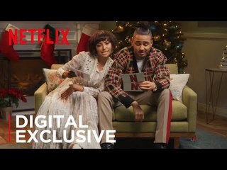 Kat Graham & Quincy Brown: Crazy Christmas Carol Reading | The Holiday Calendar | Netflix