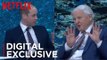 HRH Prince William Interviews Sir David Attenborough at Davos Main Stage | Our Planet | Netflix