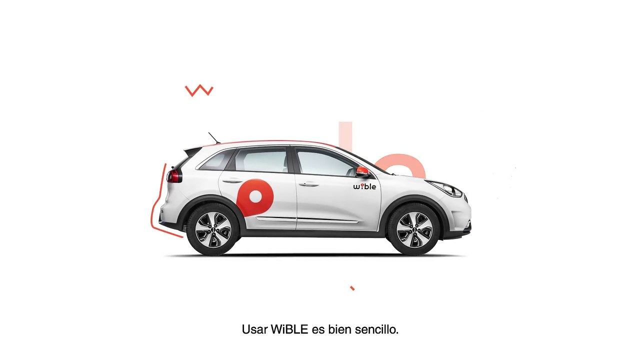 Así se usa Wible, el sistema de carsharing de coches híbridos