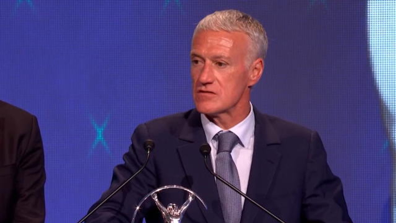 Laureus Awards - Deschamps : "Tous les Français ont la fierté de se sentir champions du monde"