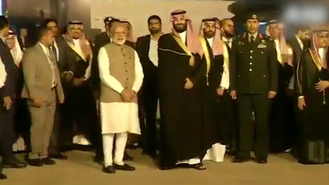 PM Modi welcomes Saudi Crown Prince with a warm hug