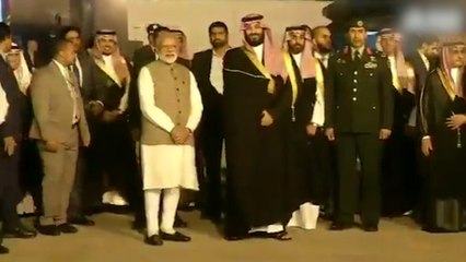 PM Modi welcomes Saudi Crown Prince with a warm hug