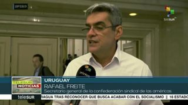 Confederación Sindical de las Américas se traslada de Brasil a Uruguay