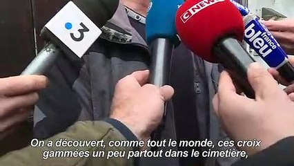 Cimetière juif profané: à Quatzenheim, des voisins "affligés"