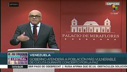 Venezuela realizará concierto por la paz el 22 y 23 de febrero
