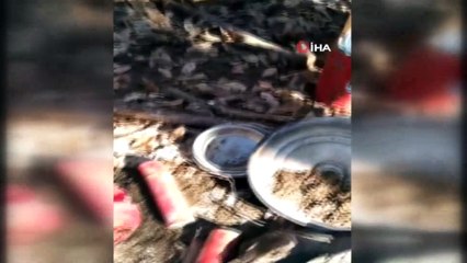 Şırnak'ta teröristlere ait 6 sığınak böyle imha edildi