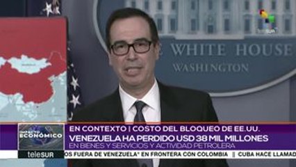 Venezuela ha perdido 38 mil mdd debido al bloqueo económico