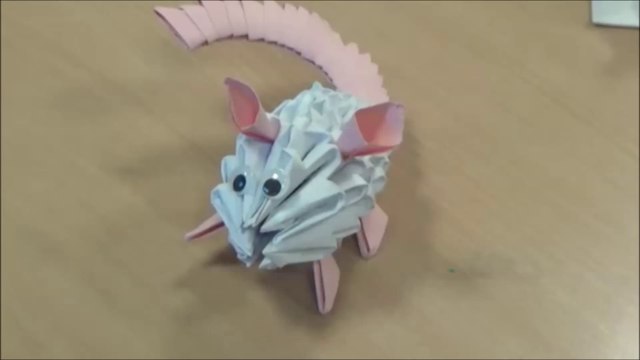 Club origami : réaliser une souris en origami modulaire