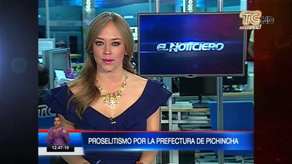 Candidatos a prefectos de Pichincha realizan campaña