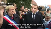 Cimetière juif profané en Alsace: Macron se rend sur les lieux